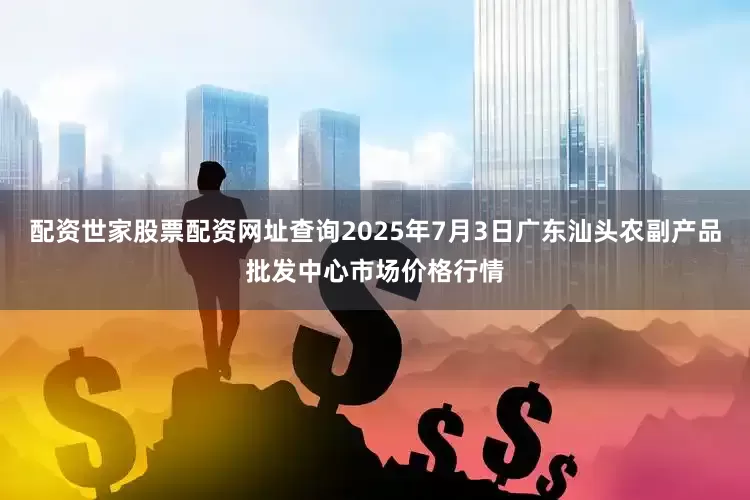 配资世家股票配资网址查询2025年7月3日广东汕头农副产品批发中心市场价格行情