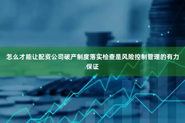 怎么才能让配资公司破产制度落实检查是风险控制管理的有力保证