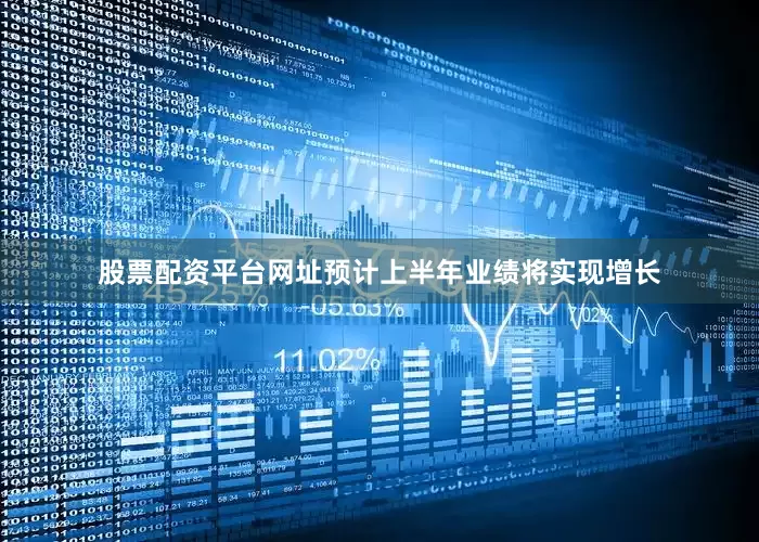 股票配资平台网址预计上半年业绩将实现增长
