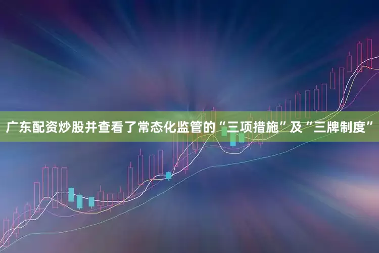 广东配资炒股并查看了常态化监管的“三项措施”及“三牌制度”